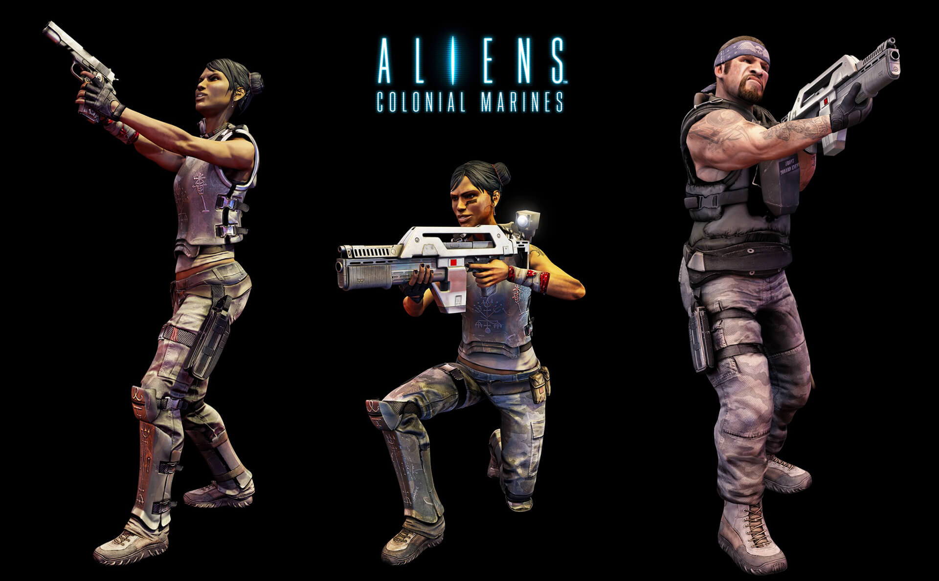 cg rendered model of the alien 3d character created for sega to be used on game packaging for alien colonial marines