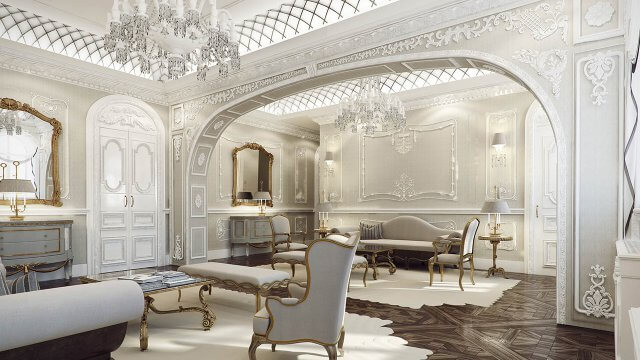 Luxurious CG Rendered Apartment with elaborate Detail