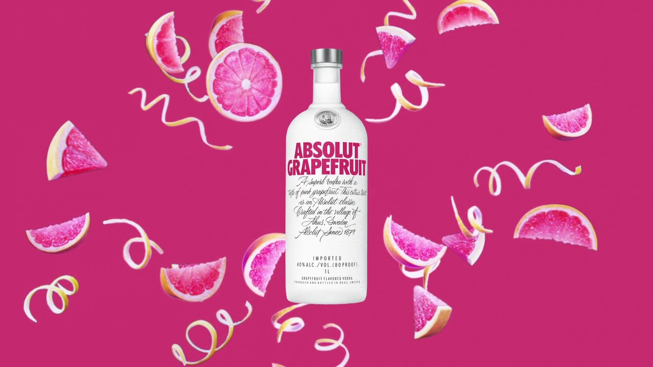 Absolut Grapefruit Vodka Digital Six Sheet Imaginar