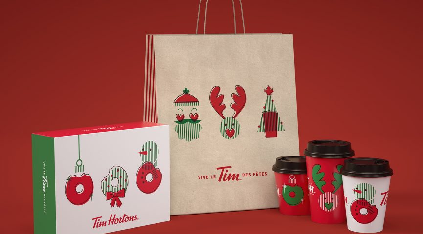Tim Hortons Products for their social christmas campaign