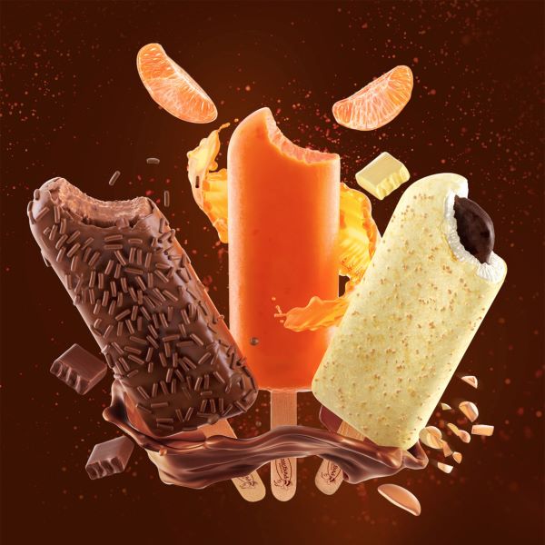 Ice lollies product visualization