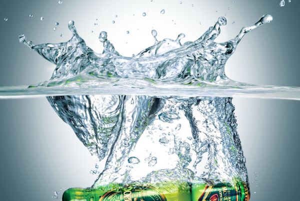Moretti liquid splash product visualization