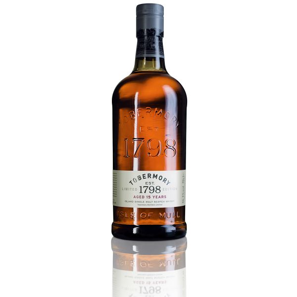 Tobermory whisky bottle product visualization