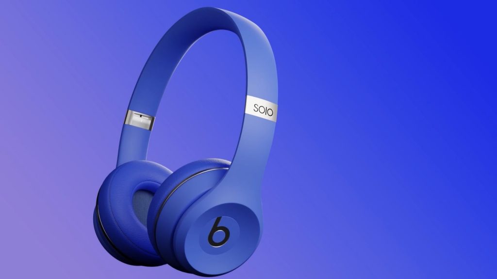 3D Product Rendering BEATS Solo Headphone Blue